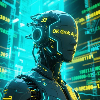 Telegram profile photo for ๐ธ OKTrading 33 ๐ Grok AI Robot 4 Signal Group๐