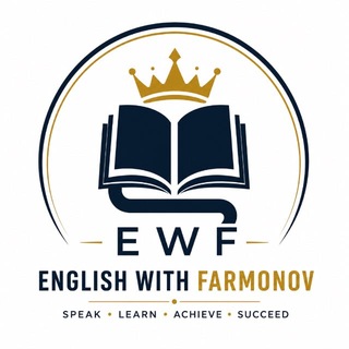 Telegram profile photo for ENGLISH with Farmonov