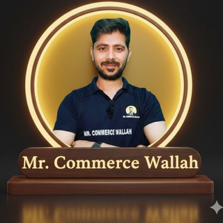 Telegram profile photo for Mr.COMMERCE WALLAH