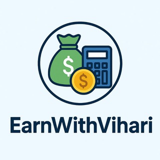 Telegram profile photo for earnwithvihari3rd