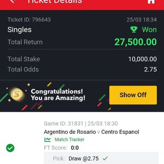 Telegram profile photo for BET WORLD ๐ฅ๐๐โฝ๐๐๐๐๐พโพ