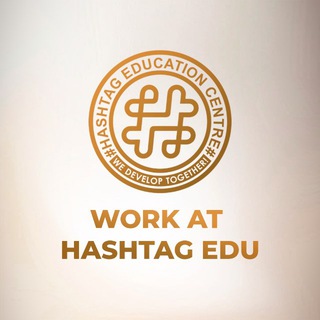 Telegram profile photo for Work at Hashtag Edu 🤝
