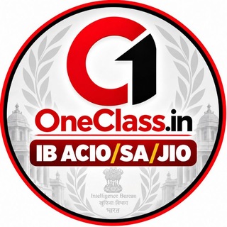 Telegram profile photo for IB ACIO/SA/JIO by OneClass.in
