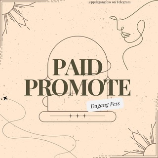 Telegram profile photo for Paid Promote @DagangFess