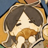 Telegram profile photo for croissant break 🥐