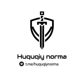 Telegram profile photo for Huquqiy norma