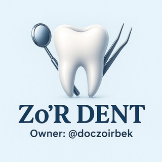 Telegram profile photo for Zo'R DENT🦷