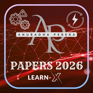 Telegram profile photo for 2026 FINAL & GUESS PAPERS |අනුරාධ පෙරේරා | Lᵉᵃʳᶯ -X