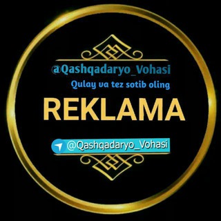 Telegram profile photo for Qoyida, Reklama bòlimi❗QASHQADARYO ELONLARI