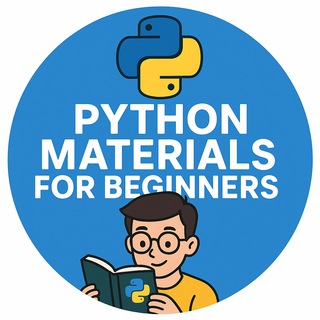 Telegram profile photo for Python Materials For Beginners