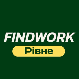 Telegram profile photo for Робота Рівне | FindWork