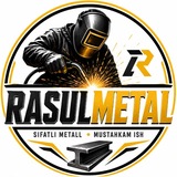 Telegram profile photo for 👨🏭🏗⚙️RASULMETAL🇺🇿👩💻👨🏻💻