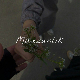 Telegram profile photo for Maxzunlik | حب