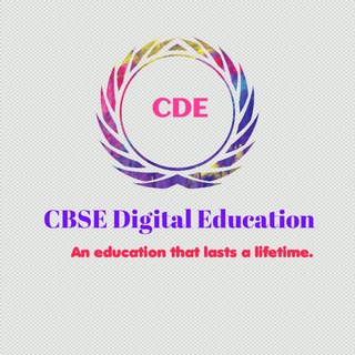 Telegram profile photo for CBSE Digital Education