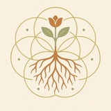 Telegram profile photo for Root&Bloom Inner Garden of Ancestors Healing through garden constellation