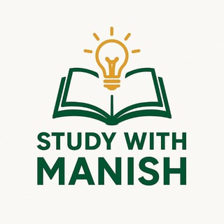 Telegram profile photo for Study With MANISH💥