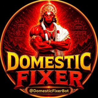 Telegram profile photo for DOMESTIC FIXER โก๐ธ