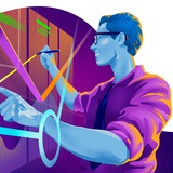 Telegram profile photo for Маркетинг | Дизайн