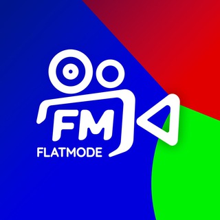 Telegram profile photo for FlatMode / Illustration & Motion Design Studio