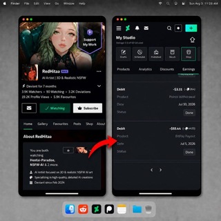 Telegram profile photo for ИИ КОНВЕЙЕР Stable Diffusion и DeviantArt И Patreon