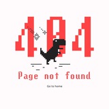 Telegram profile photo for 404 not fun.