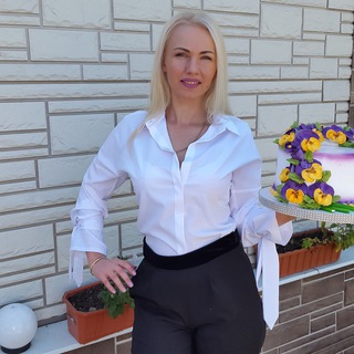 Telegram profile photo for Елена Попова 🌹 Кремовая и зефирная флористика