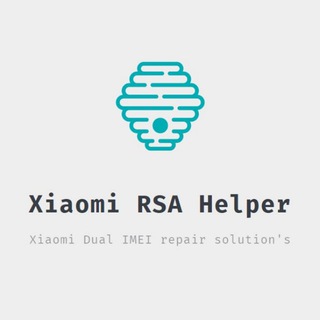 Telegram group profile photo for Xiaomi RSA Helper Support !