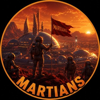 Telegram profile photo for MARTIANS | PORTAL