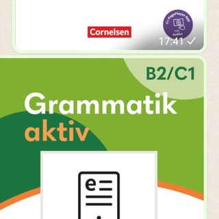 Telegram profile photo for B2&C1🇩🇪 Grammatik