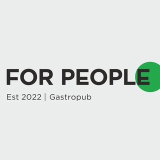Telegram profile photo for ресторан «FOR PEOPLE»
