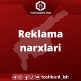 Telegram profile photo for REKLAMA NARXLARI