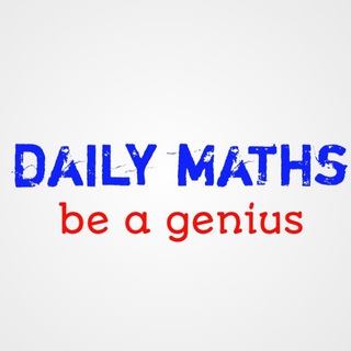 Telegram profile photo for daily maths