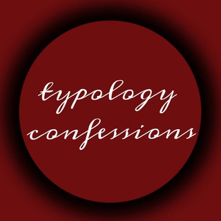 Telegram profile photo for ◇ typology confessions ◇