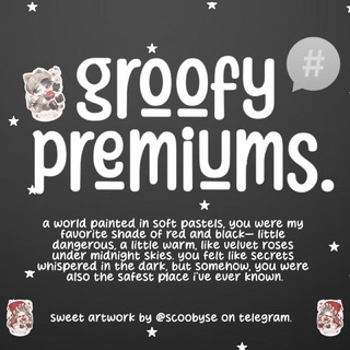 Telegram profile photo for gröofy prëmiums!