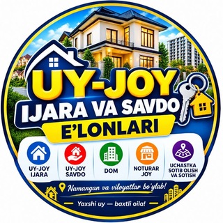 Telegram profile photo for Namagan Uy-Joy 🏠 Namangan•uy ijara kvartira oldi sotdi