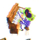Telegram profile photo for synthetic frogs