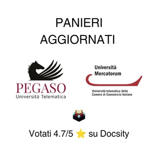 Telegram profile photo for π Panieri aggiornati Pegaso-Mercatorum