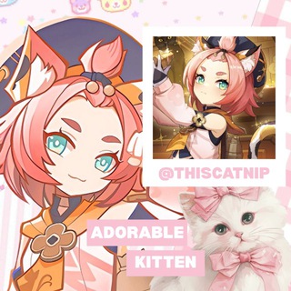 Telegram profile photo for 𝓒atnip; close