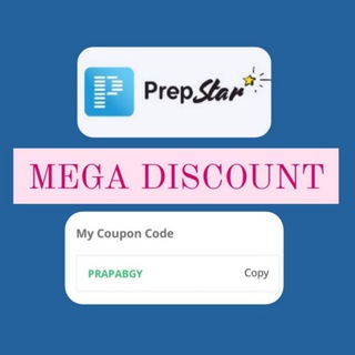 Telegram profile photo for PrepLadder Coupon: PRAPABGY ✨ Mega Discount code