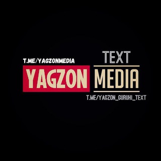 Telegram profile photo for Yagzon Media | Text