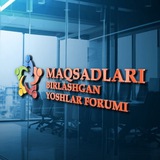 Telegram profile photo for Maqsadlari Birlashgan Yoshlar
