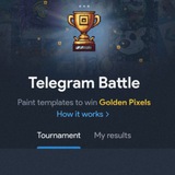 Telegram profile photo for Not pixel tournament template