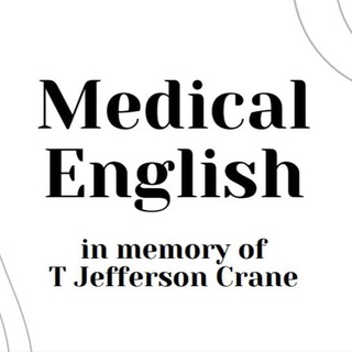 Telegram profile photo for Клуб медичної англійської / Medical English T Jefferson Crane