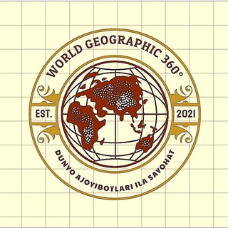 Telegram profile photo for World Geographic 360