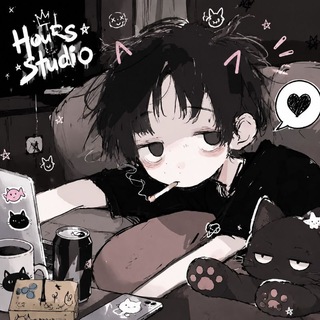 Telegram profile photo for hours studio