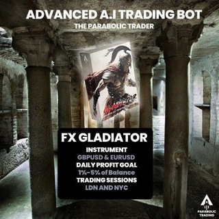 Telegram profile photo for FX GLADIATOR EA