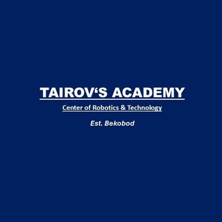Telegram group profile photo for Tairov's robo-school. BEKOBOD