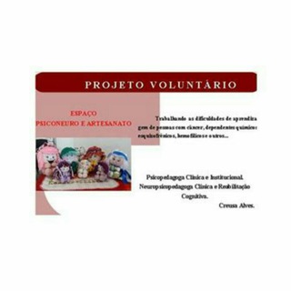 Telegram profile photo for Projeto Voluntário: Psiconeuro e Artesanato😘