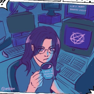 Telegram profile photo for doppelgänger𖦹(wizard of the black hundreds)