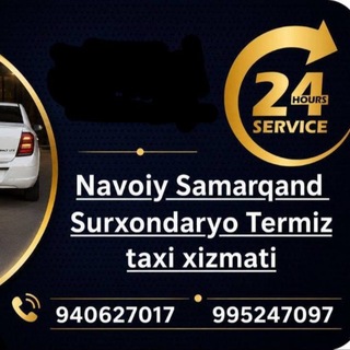 Telegram profile photo for Navoiy Samarqand Surxondaryo Termiz taksilar.π